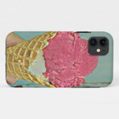 Coques Case-Mate iPhone Cadeau d'anniversaire de crème glacée (Dos (Horizontal))