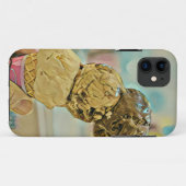 Coques Case-Mate iPhone Cadeau d'anniversaire de crème glacée (Dos (Horizontal))