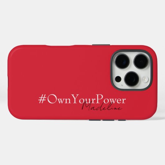 Coques Case-Mate iPhone Cadeau d'autonomisation des filles - Nom personnal (Verso (horizontal))