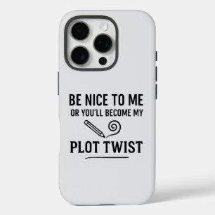 Coques iPhone 16 Pro Cadeau de citation d'écrivain drôle pour les auteu