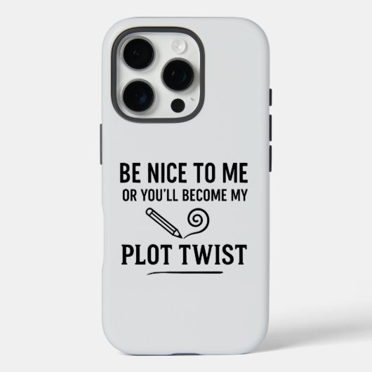 Coques Case-Mate iPhone Cadeau de citation d'écrivain drôle pour les auteu (Verso)