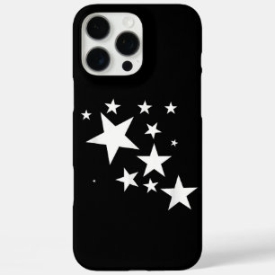Coques iPhone 16 Pro Max Cadeau de costume à motif d'étoiles blanches