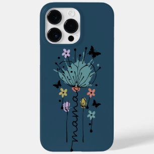 Coque Pour Pour iPhone 14 Pro Max Cadeau de la Fête des Mères Floral Mama