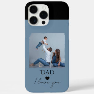 Coques iPhone 16 Pro Max Cadeau de la Fête du Père avec photo et papa, I Lo