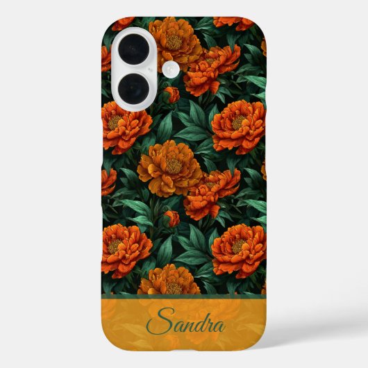 Coques Case-Mate iPhone Cadeau de Mariage Magnifique Nom de Fleur de Pivoi (Verso)