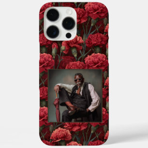 Coques iPhone 16 Pro Max Cadeau de mariage original Œillet floral personnal
