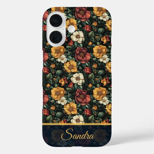 Coques Case-Mate iPhone Cadeau de Mère Classique Nom de Rose (Verso)