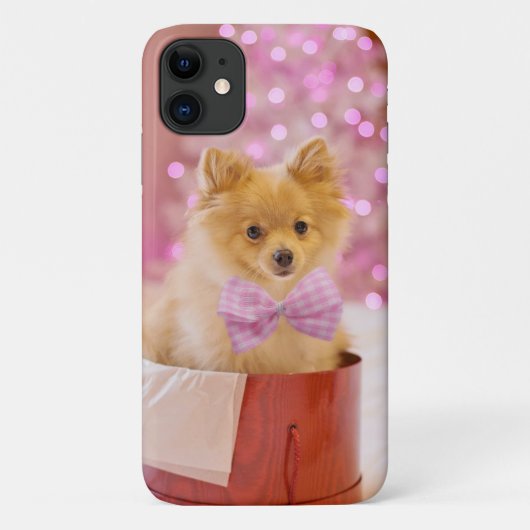 Coques Case-Mate iPhone Cadeau de Noël Chien Chiots (Dos)