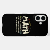 Coques Case-Mate iPhone Cadeau de professeur de mathématiques Mathématique (Verso (horizontal))