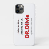 Coques Case-Mate iPhone Cadeau de remise de diplôme de doctorat drôle pour (Dos)