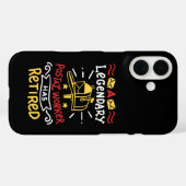 Coques Case-Mate iPhone Cadeau de retraite de l'employé de la poste retrai (Verso (horizontal))