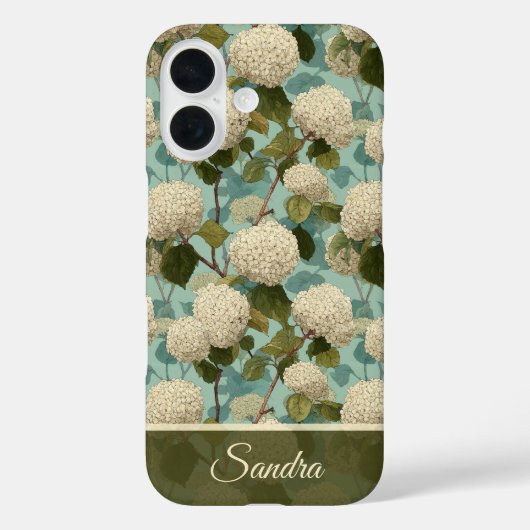 Coques Case-Mate iPhone Cadeau de retraite original Hydrangeas sur mesure (Verso)