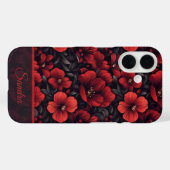 Coques Case-Mate iPhone Cadeau de rose de nom pour filles Edgy (Verso (horizontal))