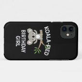 Coques Case-Mate iPhone Cadeau drôle de fille d'anniversaire avec un koala (Dos (Horizontal))