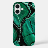 Coques Case-Mate iPhone cadeau en marbre vert (Verso)