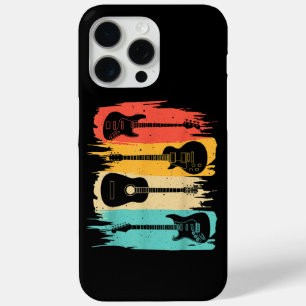Coque iPhone 15 Pro Max Cadeau Guitare vintage Pour Hommes Musique Musique