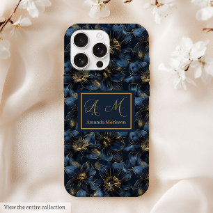Coque iPhone 15 Pro Max Cadeau iPhone personnalisé avec fleurs élégantes p
