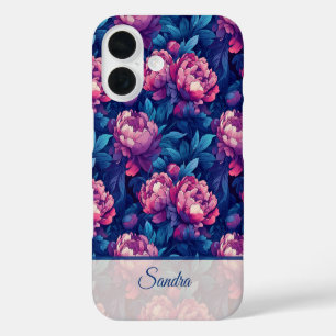 Coques iPhone 16 Cadeau Mère Original Pivoine Floral Personnalisé