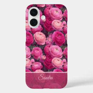Coques iPhone 16 Cadeau Minimaliste de Nouveaux Mariés Fleur de Ren
