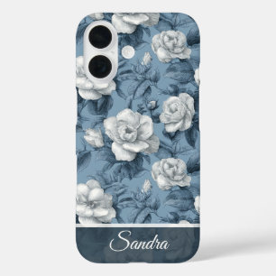 Coques iPhone 16 Cadeau minimaliste de remerciement Gardenias Nom d
