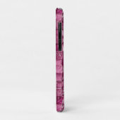 Coques Case-Mate iPhone Cadeau Mosaïque Rose pour Style Quotidien (Dos/Gauche)