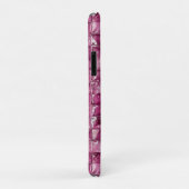 Coques Case-Mate iPhone Cadeau Mosaïque Rose pour Style Quotidien (Dos/Droite)