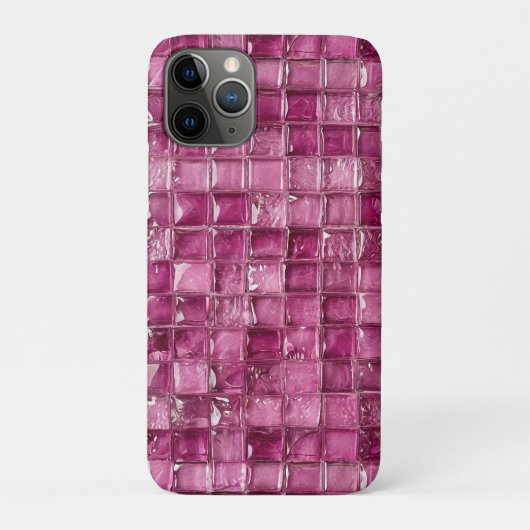 Coques Case-Mate iPhone Cadeau Mosaïque Rose pour Style Quotidien (Dos)