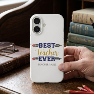 Coques iPhone 16 Cadeau personnalisé Meilleur Enseignant - Cadeau p