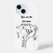 cadeau pour maman coques iphone 15 art Abstrait