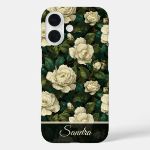 Coques iPhone 16 Cadeau Promotion Mignon Gardenias Fleuris Personna
