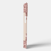 Coques Case-Mate iPhone Cadeau rose Parties scintillant or avec votre nom  (Verso / Droite)