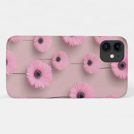 Coques Case-Mate iPhone Cadeau Rose Rose Gold Flowers (Dos (Horizontal))