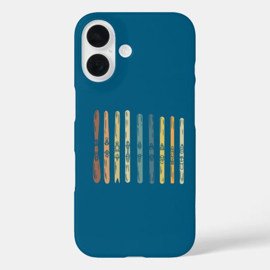 Coques Case-Mate iPhone Cadeau Ski boards (Verso)