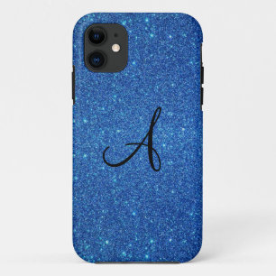 Etui iPhone Case-Mate Cadeaux bleus de monogramme de parties