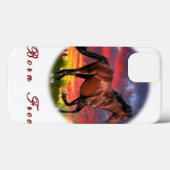 Coques Case-Mate iPhone Cadeaux d'art équestre (Verso (horizontal))