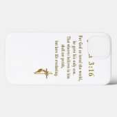 Coques Case-Mate iPhone Cadeaux de 3h16 de John (Verso (horizontal))