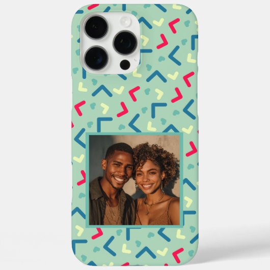 Coques Case-Mate iPhone Cadeaux de la fête des papas jolis Memphis Print (Verso)