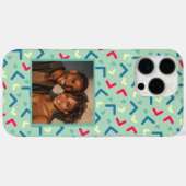 Coques Case-Mate iPhone Cadeaux de la fête des papas jolis Memphis Print (Verso (horizontal))