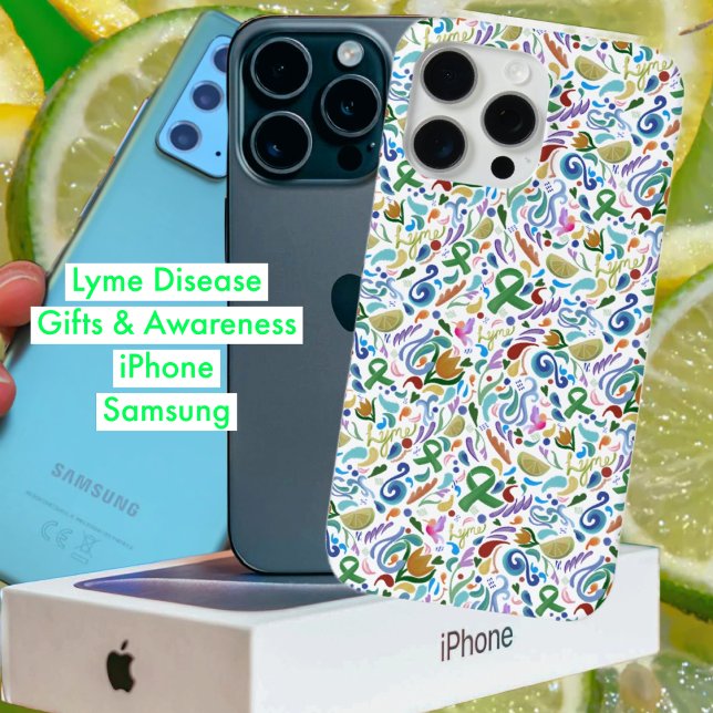 Coques Case-Mate iPhone Cadeaux de la maladie de Lyme, sensibilisation au  (Lyme Disease iPhone & Samsung cases. Gifts & Awareness products. #lyme #lymedisease)