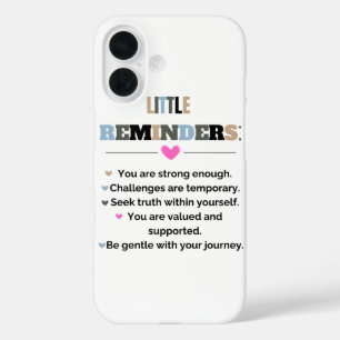 Coques iPhone 16 Cadeaux de motivation inspirants Petits rappels