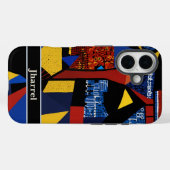 Coques Case-Mate iPhone Cadeaux de retraite Abstraits pour papa afro-améri (Verso (horizontal))