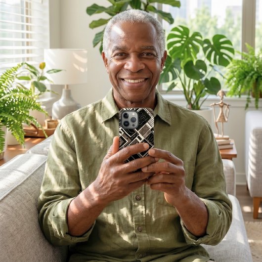 Coques Case-Mate iPhone Cadeaux de retraite tribaux pour papa afro-américa