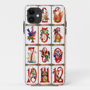Coque Case-Mate Pour iPhone Cadeaux d'impression de courtepointes des 12 jours