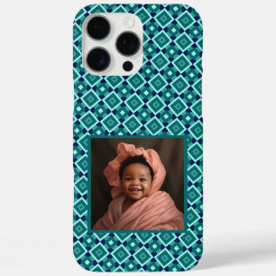 Coques iPhone 16 Pro Max Cadeaux Élégants Pour Grand-Mère Motif Carré