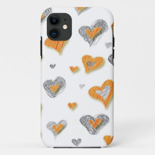 Etui iPhone Case-Mate Cadeaux motifs griffés tendance gris orange