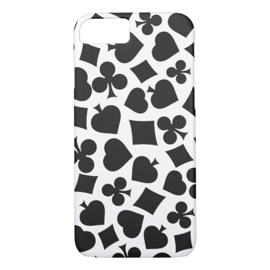 Coques Case-Mate iPhone Cadeaux noir et blanc cool Idées pour Pokers (Dos)