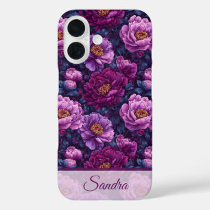 Coques iPhone 16 Cadeaux Personnalisés de Maman Unique Pivoine