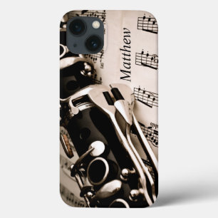 iPhone 13 Case Cadeaux personnalisés pour les obèses Clarintistes