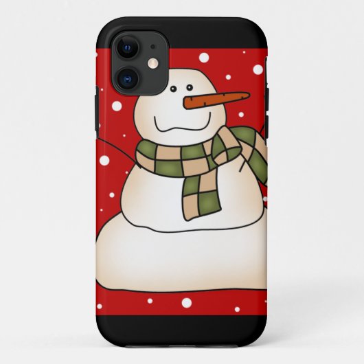 Coques Case-Mate iPhone Cadeaux Snowman (Dos)