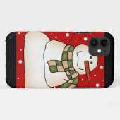 Coques Case-Mate iPhone Cadeaux Snowman (Dos (Horizontal))